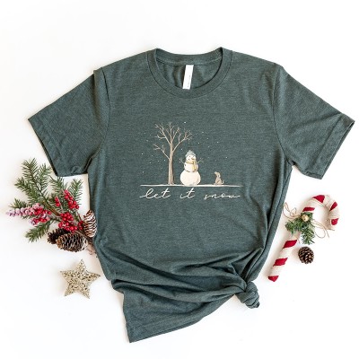 Custom Christmas Snowman Sweatshirt Christmas Crewneck for Women