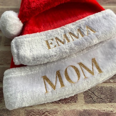 Personalized Santa Christmas Party Hat