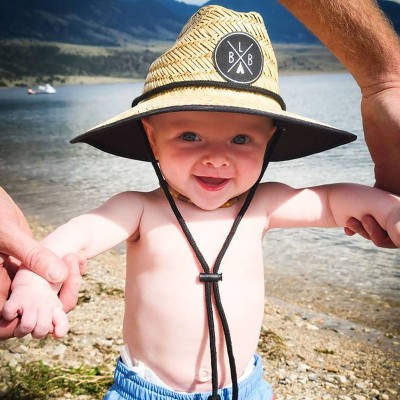 Personalized Leather Name Patch Straw Hat Sun Hat With Initials and Symbols Gift for Toddler Child Adult